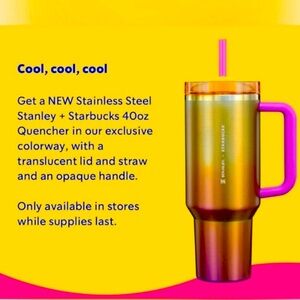 {Starbucks Stanley} tumbler, NWT!